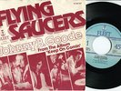 FLYING SAUCERS - Johnny B. Goode / Keep On Comin' 45 UK 1978 ROCKABILLY Dutch PS