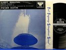 PETER KATIN List Recital LP ED 1 SXL 2183 WBg UK 5E/2E