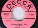 Pop Promo 45 Georgie Cook - Wishing Well Polka / Happy Music Polka On Decca