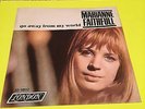 Marianne Faithfull 45 picture sleeve, Go Away From my World, scarce U.S., NM