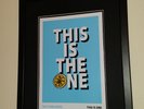 THE STONE ROSES THIS IS THE ONE FRAMED  PRINT, MANCHESTER MADCHESTER VINYL