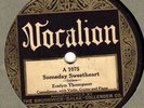 78 rpm Jazz – Evelyn Thompson – Vocalion 1075