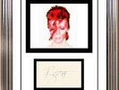 ULTRA COOL - DAVID BOWIE - MUSIC LEGEND - ORIGINAL HAND SIGNED AUTOGRAPH