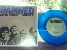 THE DAMNED NEW ROSE RARE LIMITED EDITION ON BLUE VINYL 200 COPIES VINYL RECORD