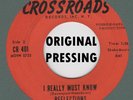 DOO-WOP ORIG: REFLECTIONS - I Really Must Know/Maybe Tomorrow CROSSROADS