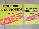 Roten Rosen (Toten Hosen) - Never Mind The Hosen Vinyl-LP mit Promo Faltblatt