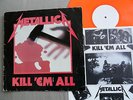 METALLICA - Kill 'em All LP White Label ORANGE rare Slayer Carnivore Destruction