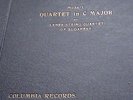 Lener String Quartet of Budapest Columbia Mozart Quartet in C major 12