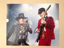 Angus Young & Axl Rose signed photo (AC/DC and Guns n Roses) genuine