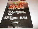 AC/DC / WHITESNAKE MONSTERS OF ROCK TOUR PROGRAMME 1981