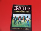 Vintage Led Zeppelin at Knebworth concert programme 1979