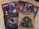 6 X Dio + Rainbow Vinyl   Rising, Holy Diver