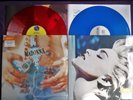 Madonna,Like A Prayer,True Blue,RED/BLUE VINYL L.P'S both ltd edt sainsbury's