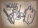 Type O Negative Autographed Donington '96 ticket signed by Peter Steele and band