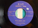 CHARLIE FEATHERS Why Don't You/Jungle Fever 45 rpm KAY 1960/1970's Repro