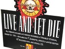 GUNS N ROSES Live And Let Die UK PROMO Only Standee DISPLAY SHAPED Rare