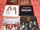 6 Vintage AEROSMITH Record Albums toys Rocks get your wings Vacation Draw the Li