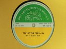 BBC 324 Transcription Disc TOP POPS Live LP T Rex Fleetwood Mac Equals Bronco