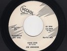 '59 TwinSpin R&B Rockers JOE JOHNSON Cool Love/Gila Monster CASCADE M- DJ HEAR