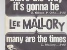 LEE MALLORY french jukebox 45 THAT'S THE WAY IT'S GONNA BE Psych PHIL OCHS cover