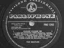 THE BEATLES LP PLEASE PLEASE ME PMC 1202 Parlophone old Style mono Denmark