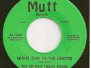 DETROIT NIGHT RIDERS  funk 45  Night Time In The Ghetto / Getting Funky - NM