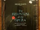 PHANTOM of the OPERA London Cast  HIGHLIGHTS LP Lloyd Webber Broadway Musical