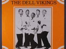 DEL VIKINGS: Best Of LP (red vinyl, corner bend, slight cover wear) Vocal Group