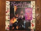 PRINCE and The REVOLUTION Purple Rain LP WB w/ Orig. Poster PURPLE VINYL - Promo