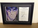 Lou Reed Hand Signed/Autographed Songsheet with a Poster and COA