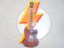 acdc vinyl shaped Who made Who, guns for hire. limited edition