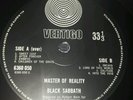 Black Sabbath. Master Of Reality. 1971 UK VERTIGO SWIRL ORIGINAL.