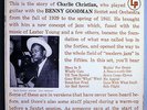 CHARLIE CHRISTIAN+BENNY GOODMAN ORCH RARE ORIG '55 COLUMBIA MAROON LABEL MONO LP