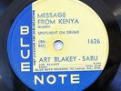 ART BLAKEY-MESSAGE FROM KENYA /NOTHING BUT THE SOUL - PROMO ON BLUE NOTE JAZZ DR