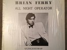 Bryan Ferry - All Night Operator LP Live 1977 Not TMOQ Roxy Music Shrink Rare