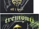 MARK TREMONTI - 2 x SIGNED INLAY CARDS  - TREMONTI -  ALTER BRIDGE - CREED RARE