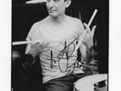 AUTHENTIC CHARLIE WATTS SIGNED OFFICIAL 10 X 8 PROMO ROLLING STONES REAL SIG