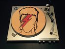 Turntable Slipmat - Specially designed Cork . david bowie