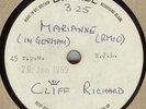 CLIFF RICHARD**MARIANNE**ACETATE**SUNG IN GERMAN**LISTEN TO IT