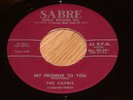 DooWop 45-THE CAPRIS-My Promise To You-ORIG. SABRE 201/2-Bop  Bop  Bop  EX+ Rare