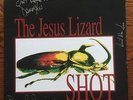 ORIGINAL 1996 JESUS LIZARD SHOT LP ON RED VINYL SIGNED