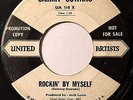 1958 Rockabilly - Sammy Cowans Rockin' By Myself Original 45 Record