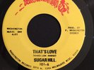 SUGAR HILL, SLOW DOWN, THAT'S LOVE, VERY RARE FUNK/MODERN SOUL 45