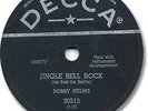 BOBBY HELMS Rock'n Roll Christmas 78 RPM Record. Jingle Bell Rock/Capt. Santa