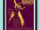 THE WHO POSTER . WHO'S NEXT ALBUM /1971 TOUR PROMO . LARGE A2 (40X60 cm ) PRINT