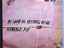 HUMBLE PIE SAFE AS YESTERDAY VERY RARE ORIG '69 IMMEDIATE WHITE LABEL PROMO LP