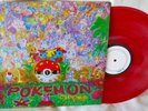 POKEMON Vinyl Record Translucent Red LP Album Moonshake Nintendo Gameboy Blue
