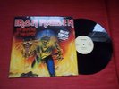 IRON MAIDEN 12 SINGLE SIGNED BRUCE DICKINSON 45 HOLLAND LP NUMBER OF THE BEAST