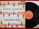 RUGGIERO RICCI plays PAGANINI 24 caprices, LP Decca LXT mono