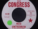 GENO WASHINGTON: Water 45 (dj, sm tol) Soul
